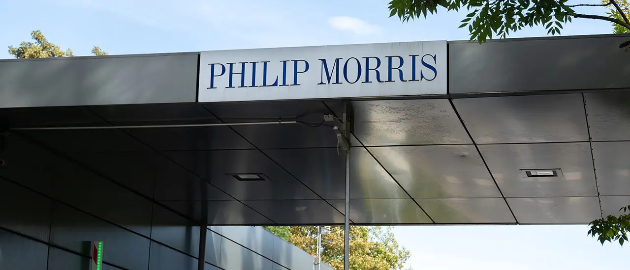 Philip Morris International (PMI) re-engineers operations and manufacturing through new production lines with a new tobacco domain standard.
