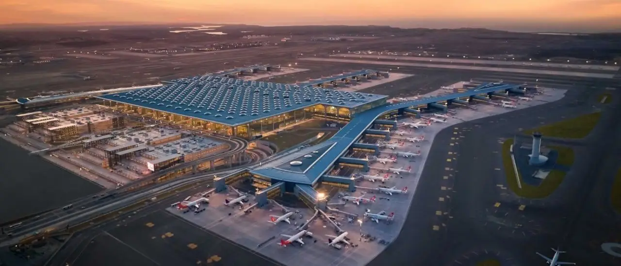 Istanbul Grand Airport, einer der größten Flughäfen der Welt