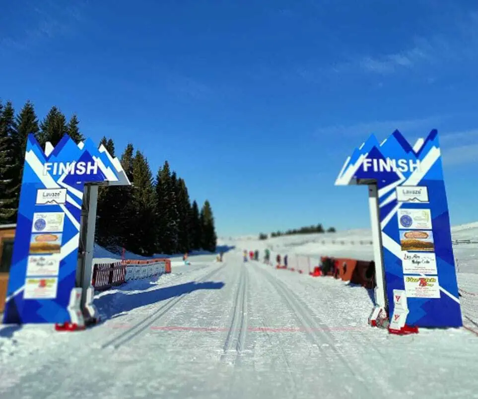 The Passo Lavazè Cross-Country Ski Center
