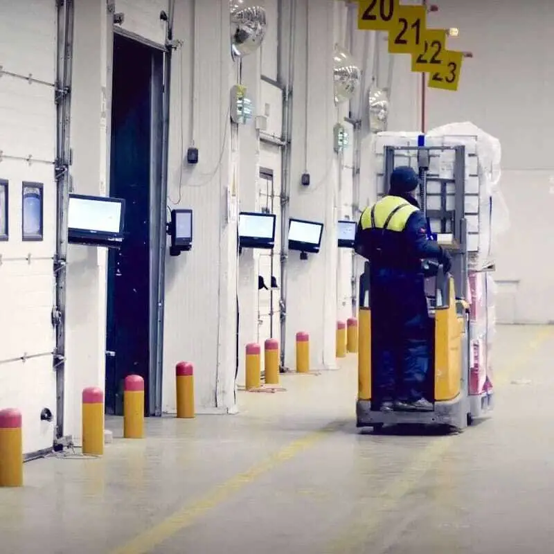 Granterre: RFID gates on the dock doors