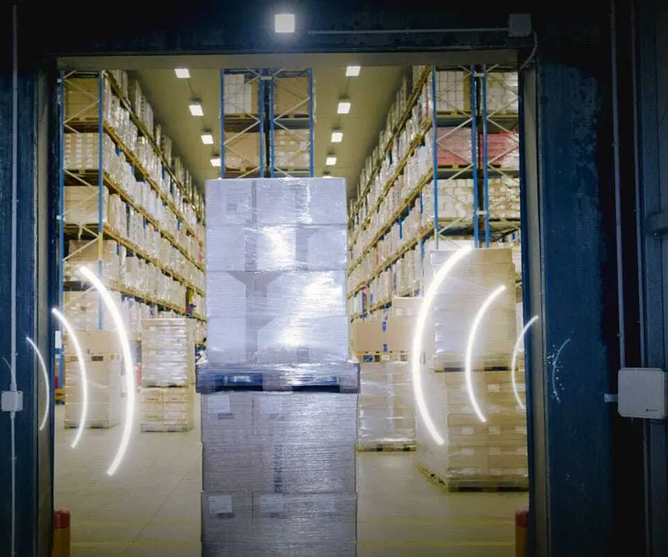 Granterre: During receiving and shipping, every single pallet is automatically verified.