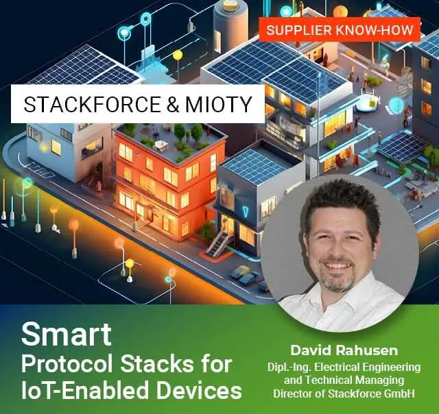 Smart Protocol Stacks for IoT-Enabled Devices from Stackforce