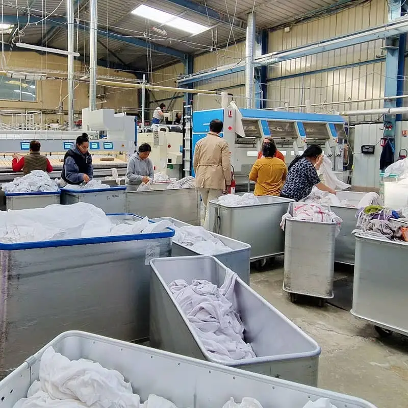 Les Lavandières de Provence: the automatic counting of several hundred items in a few seconds, made possible by RFID technology.