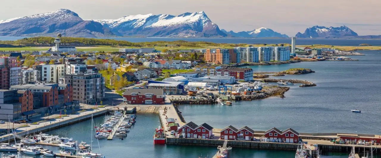 The city of Bodø is the administrative center of the Nordland region