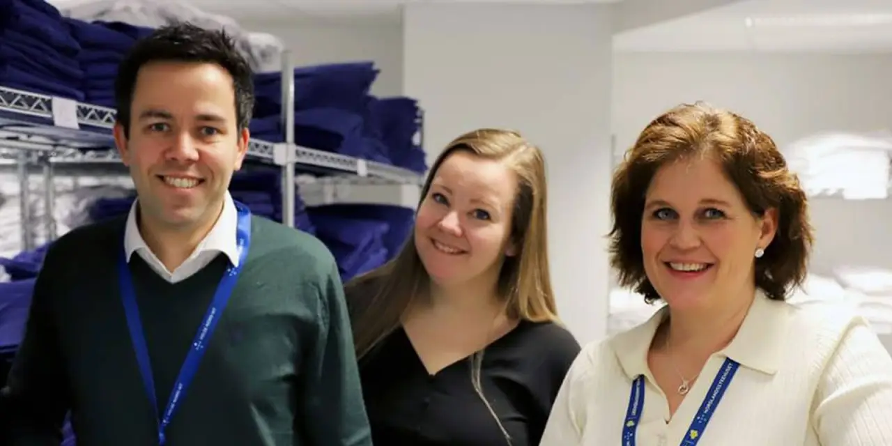 Nordland Hospital: Jan-Inge Johannessen, Susanne Simonsen and Vibeke Mikalsen managed the entire project and are pleased with the success.