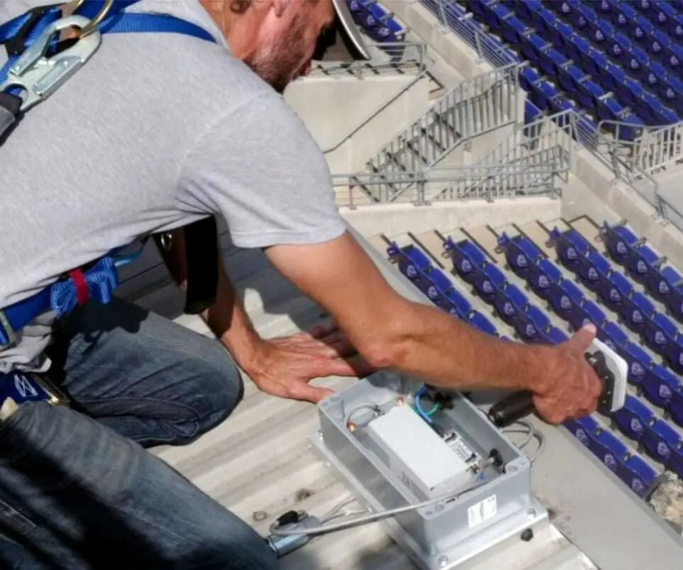 NFL Football Stadiums with UWB