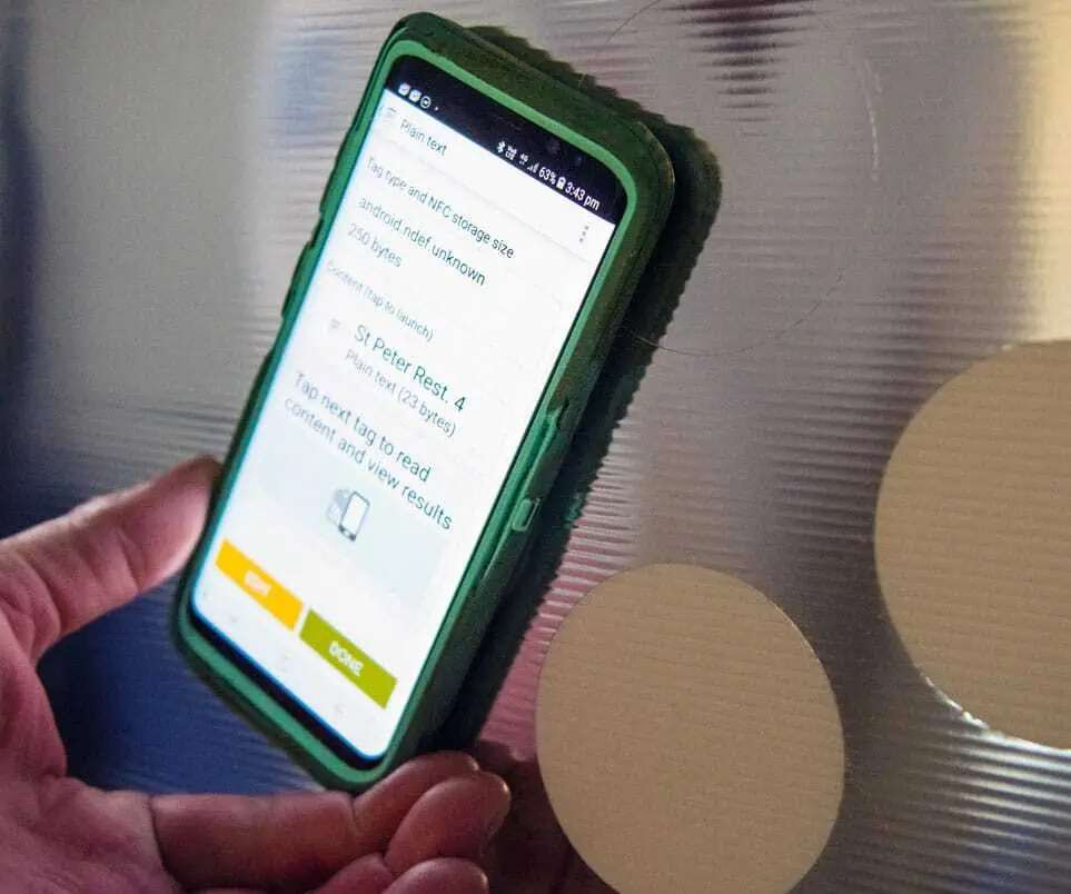 Clients use the KoolPak app on their smartphone to retrieve information about the contents of the box.