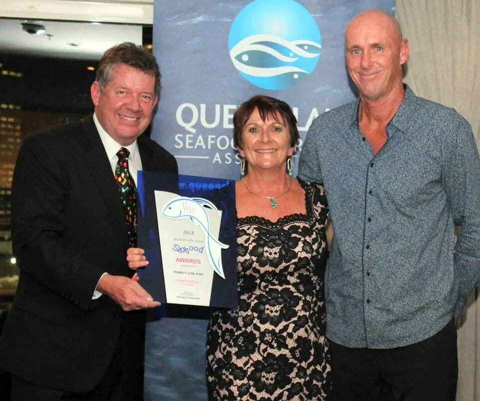 TomKat Line Fish: winners 2018 Queensland Seafood Awards Small Business Category.