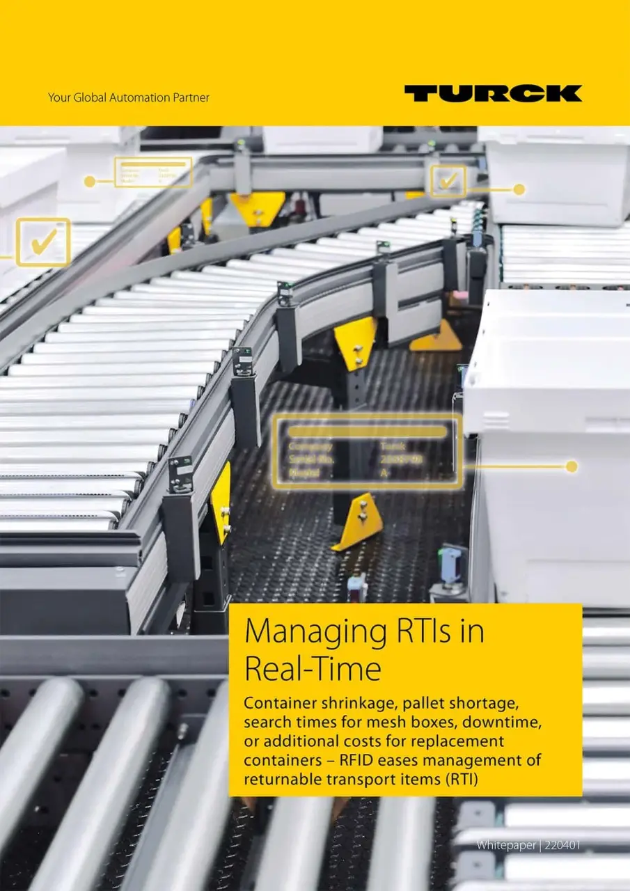 White paper from Turck: Reusable container management in real time
