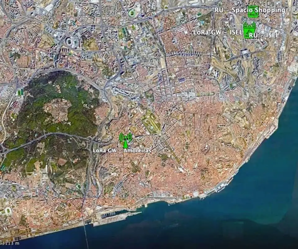 LoRaWAN in Lissabon