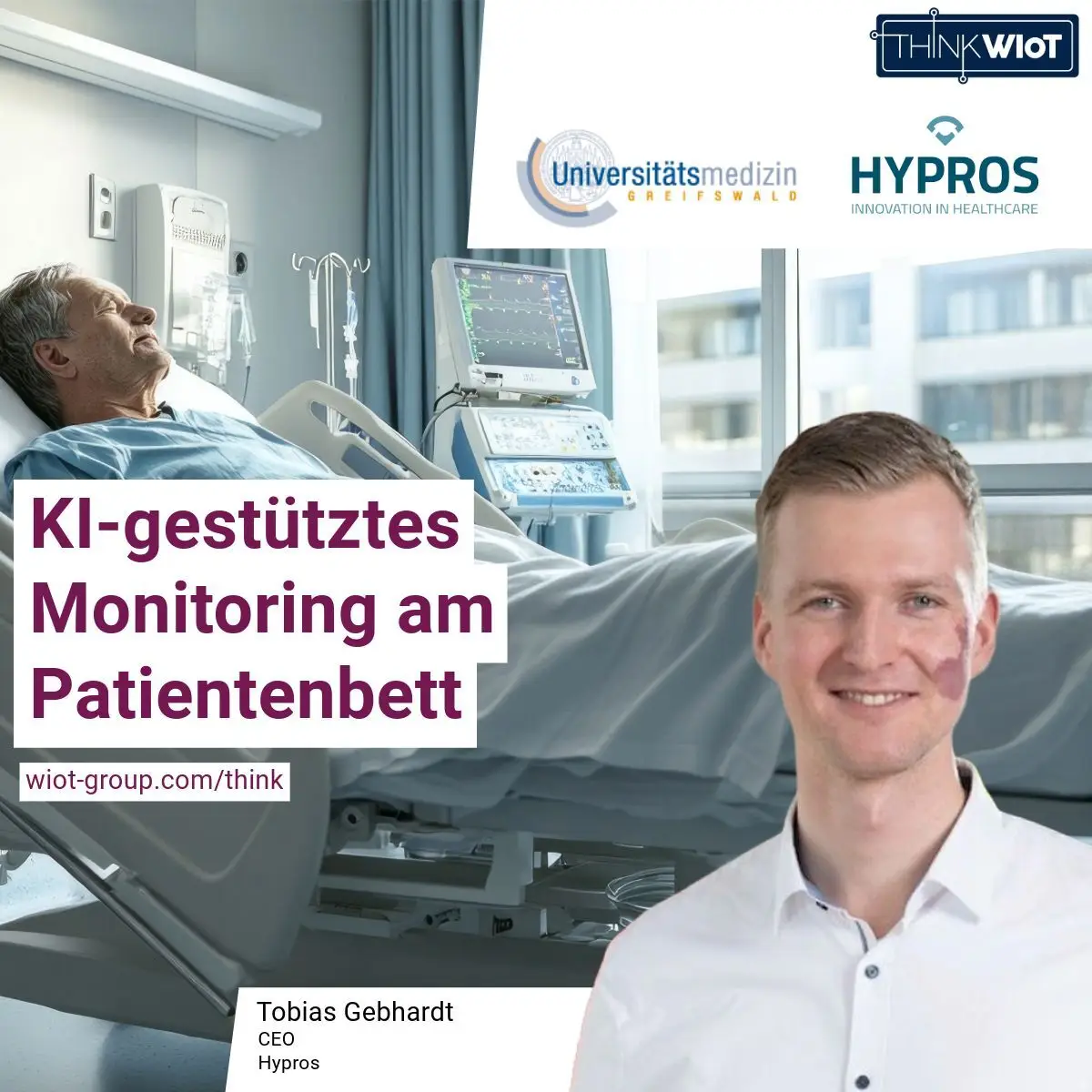 Raumüberwachung mit BLE-Sensoren in Klinik für Neurologie in Greifswald