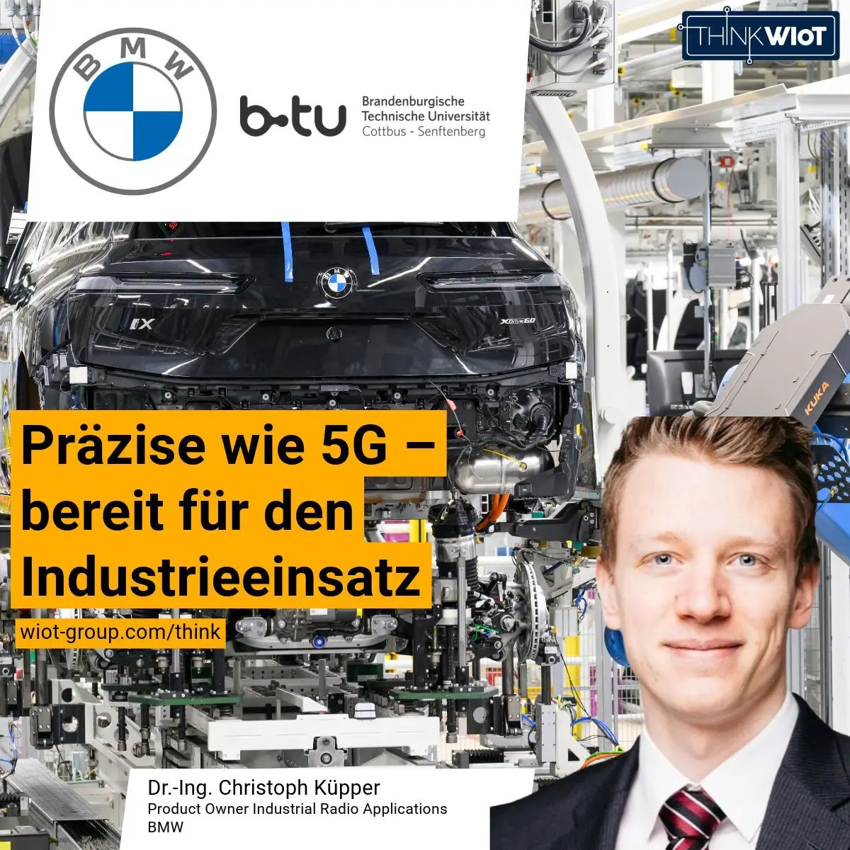 5G-basiertes Real-Time-Location-System in der Automobilproduktion