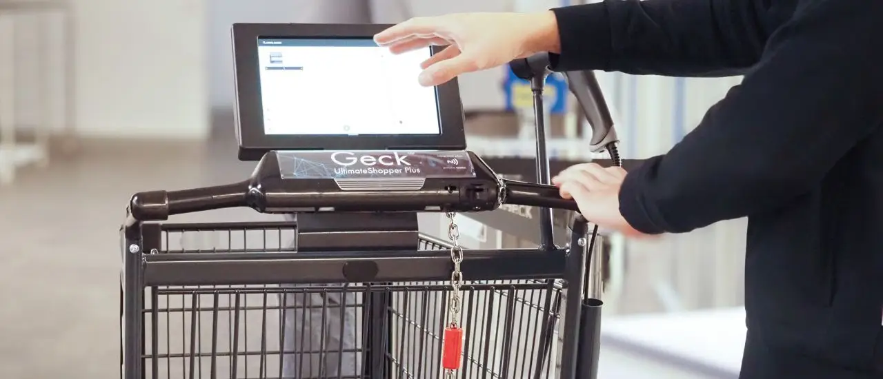 Der Hightech-Einkaufswagen