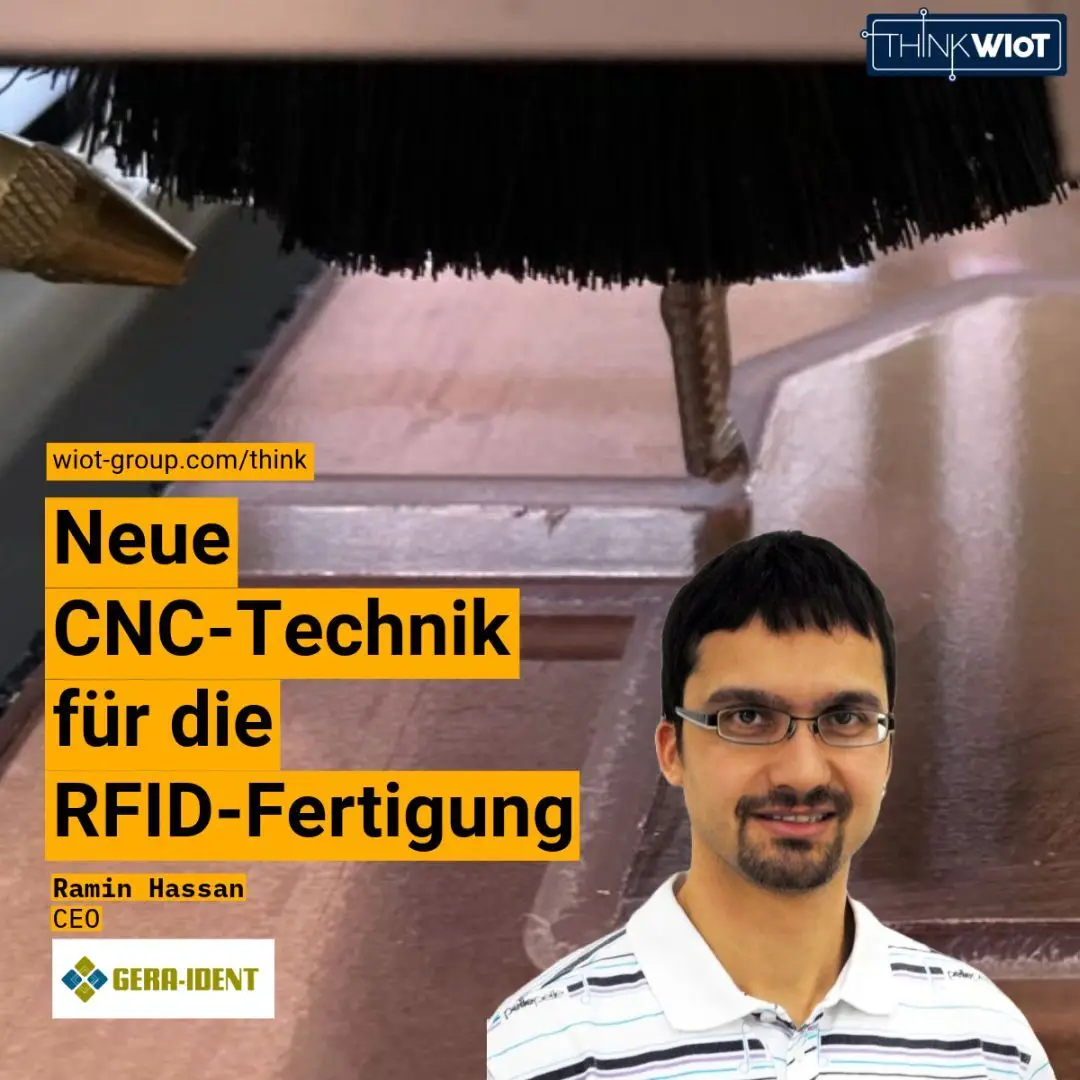 Neue CNC-Maschine für präzise RFID-Bauteile im Einsatz