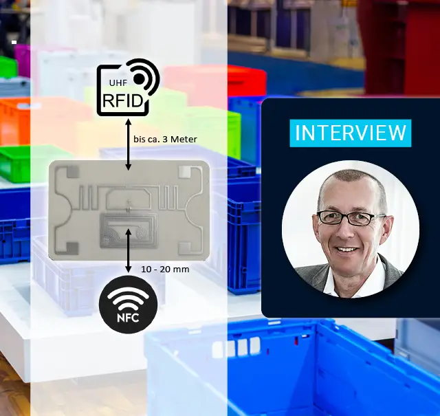 Neues Hybrid-RFID-Label bündelt drei Identifikationslösungen in einem Workflow