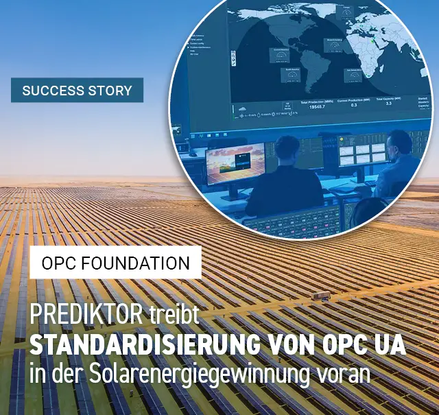 Prediktor treibt OPC-UA-Standardisierung in der Solarenergie voran