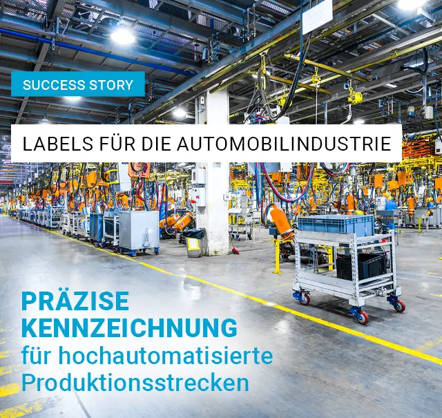 Präzise Kennzeichnung für hochautomatisierte Produktionsstrecken