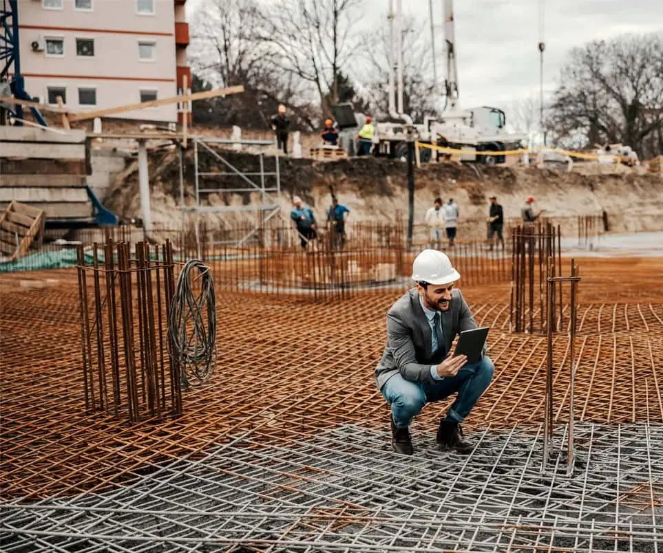Datenbrillen können auch Architekten, Statiker und Ingenieure beim Hausbau unterstützen.