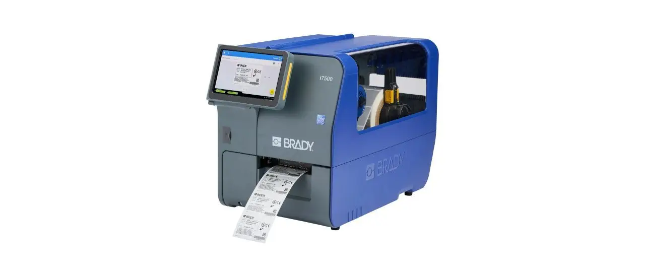 Brady reinvents 76mm label printing with BradyPrinter i7500