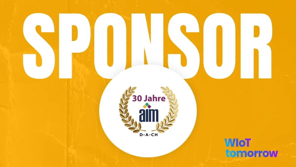 AIM-D feiert 30-jähriges Jubiläum und ist Sponsor der WIoT tomorrow 2024