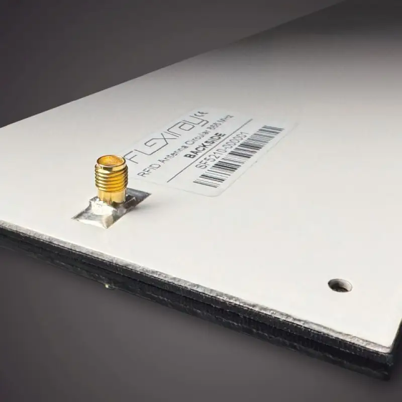 The Flexiray Slim UHF RFID Antenna SF5 is 3 mm thin and has no blind spots.