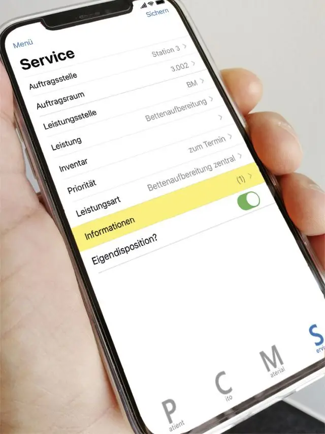 Service-App im Einsatz am UKSH (Bild: UKSH)