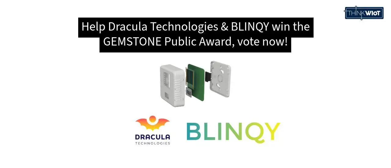 Dracula Technologies & BLINQY Shortlisted for GEMSTONE Public Award