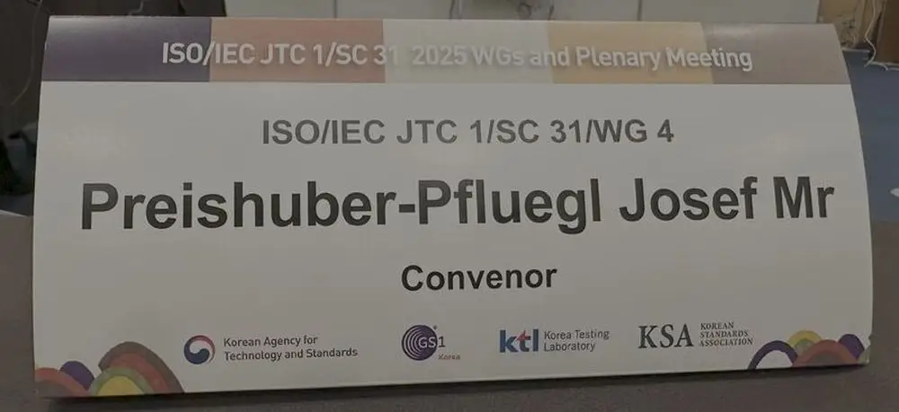Josef Preishuber-Pfluegl Confirmed for New Term as ISO/IEC Standards Convener