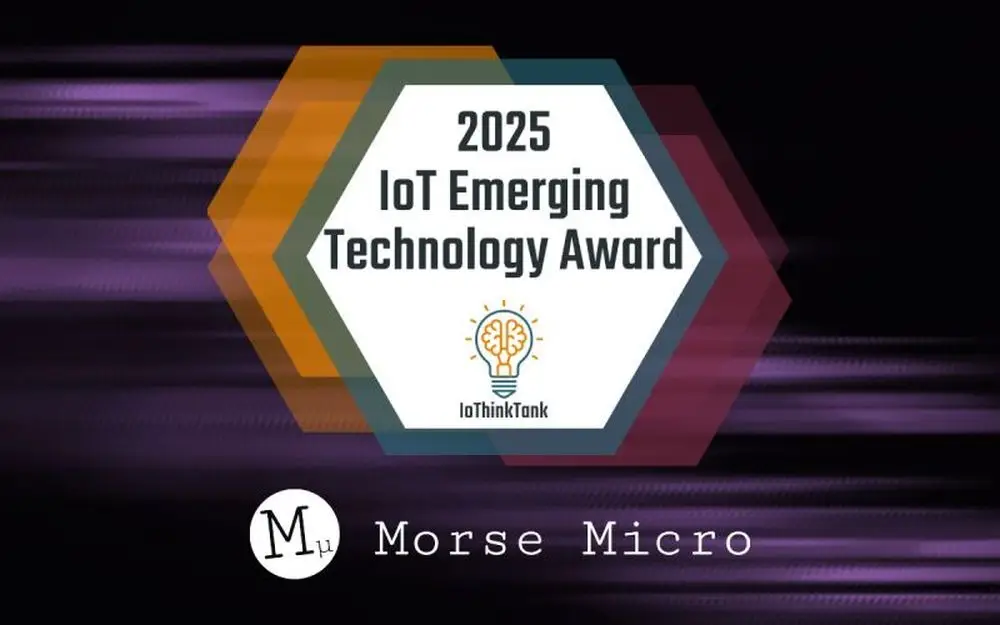 Morse Micro erhält 2025-Auszeichnung für Fortschritte im IoT mit Wi-Fi HaLow