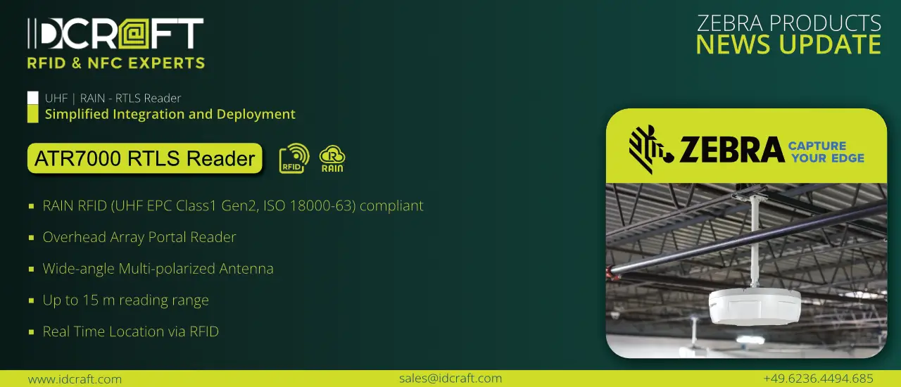 Echtzeit-Lokalisierung mit dem Zebra ATR7000 UHF | RAIN - RFID Reader