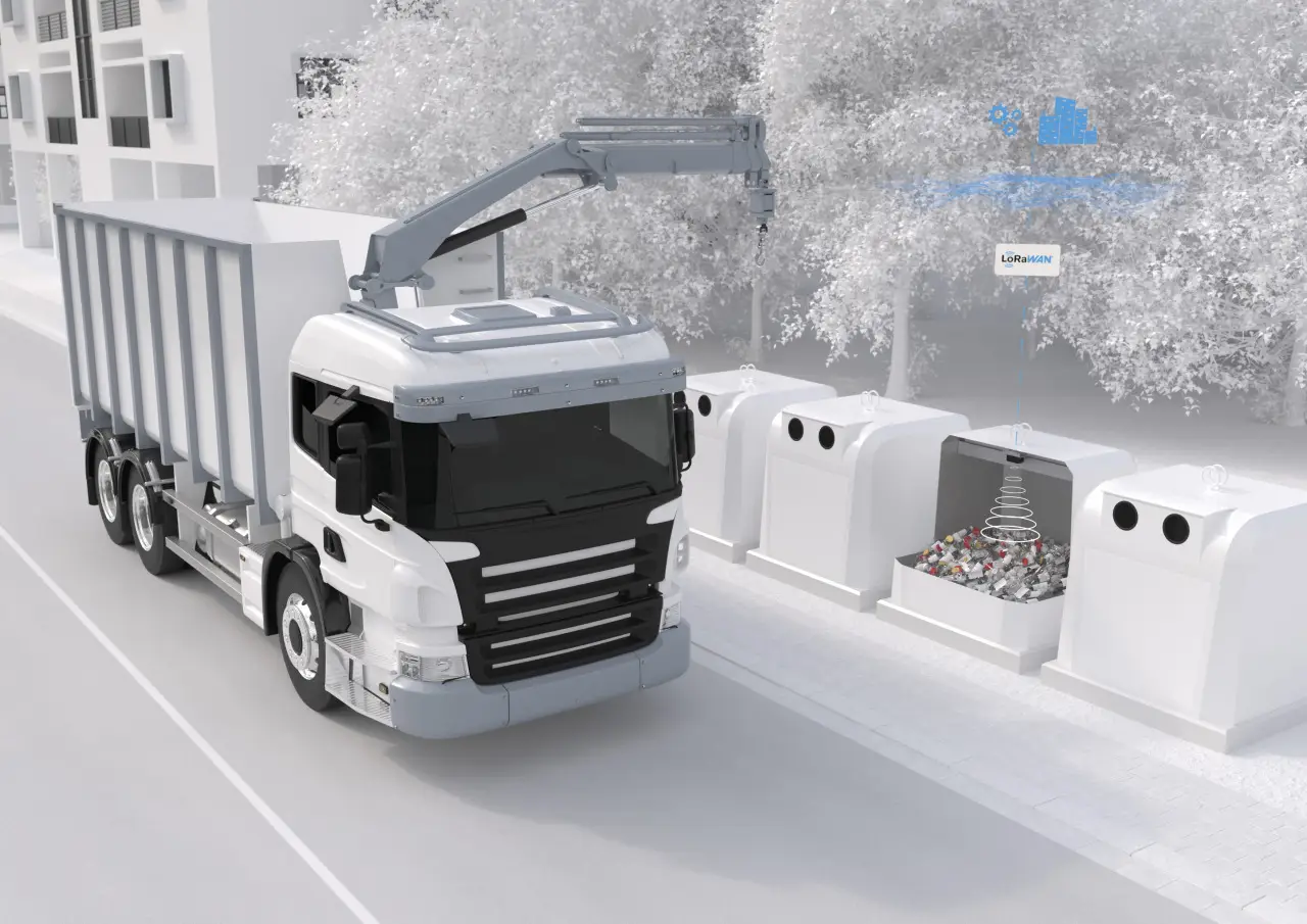 Demand-Driven Emptying of Glass-Recycling Containers