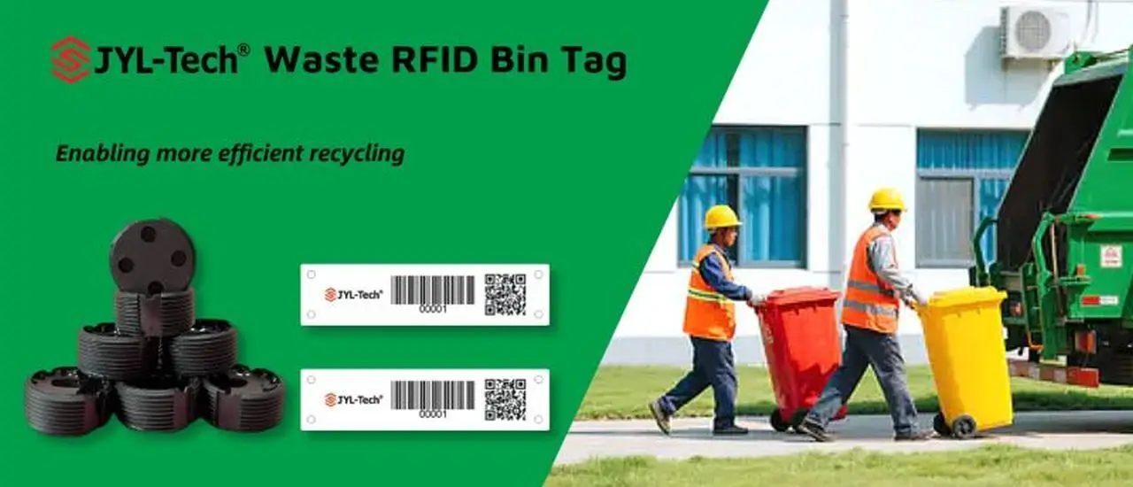 RFID waste bin tracking tags from JYL-Tech for smart, efficient waste management systems