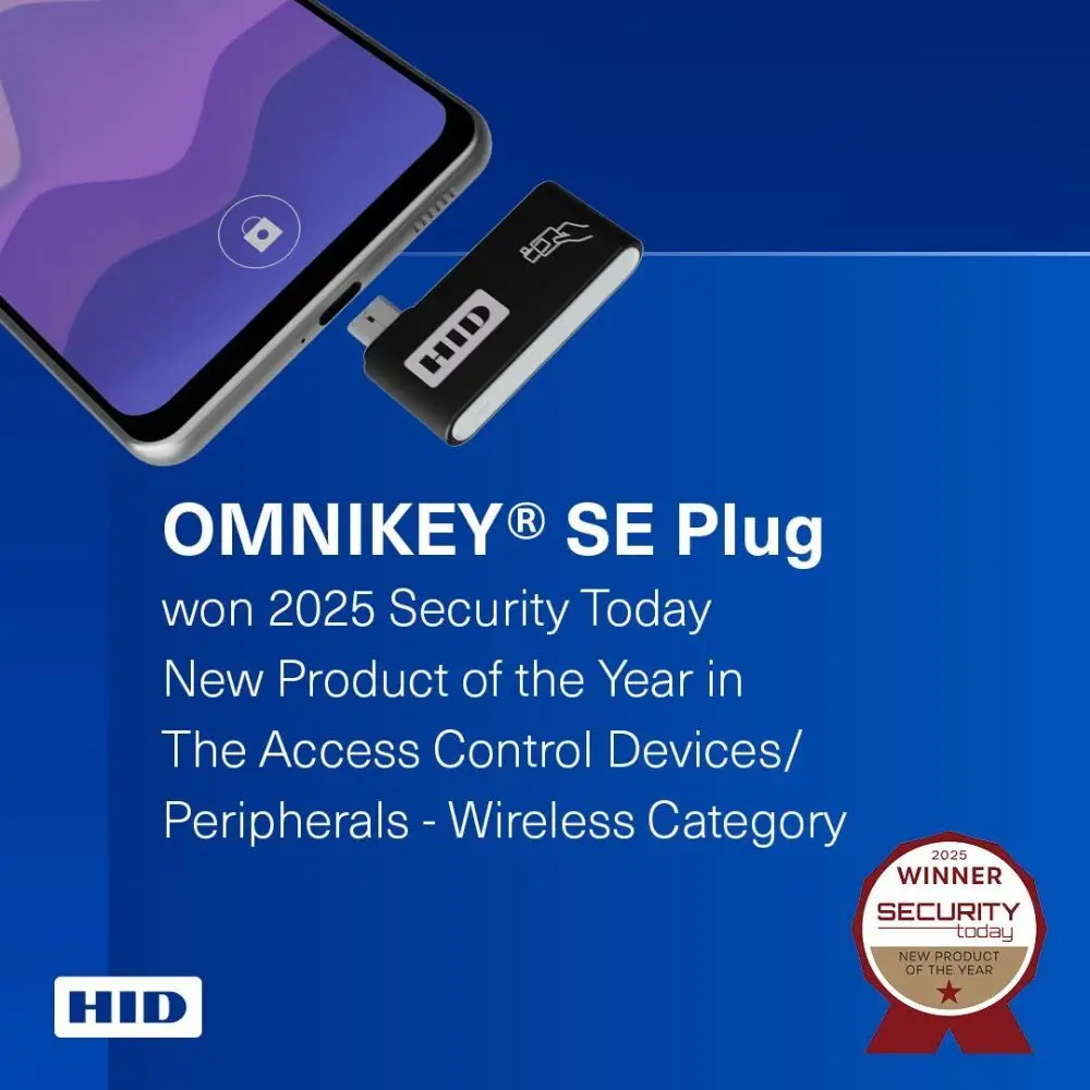 HID gewinnt Security Today Award für OMNIKEY SE Plug – Neudefinition der mobilen Authentifizierung