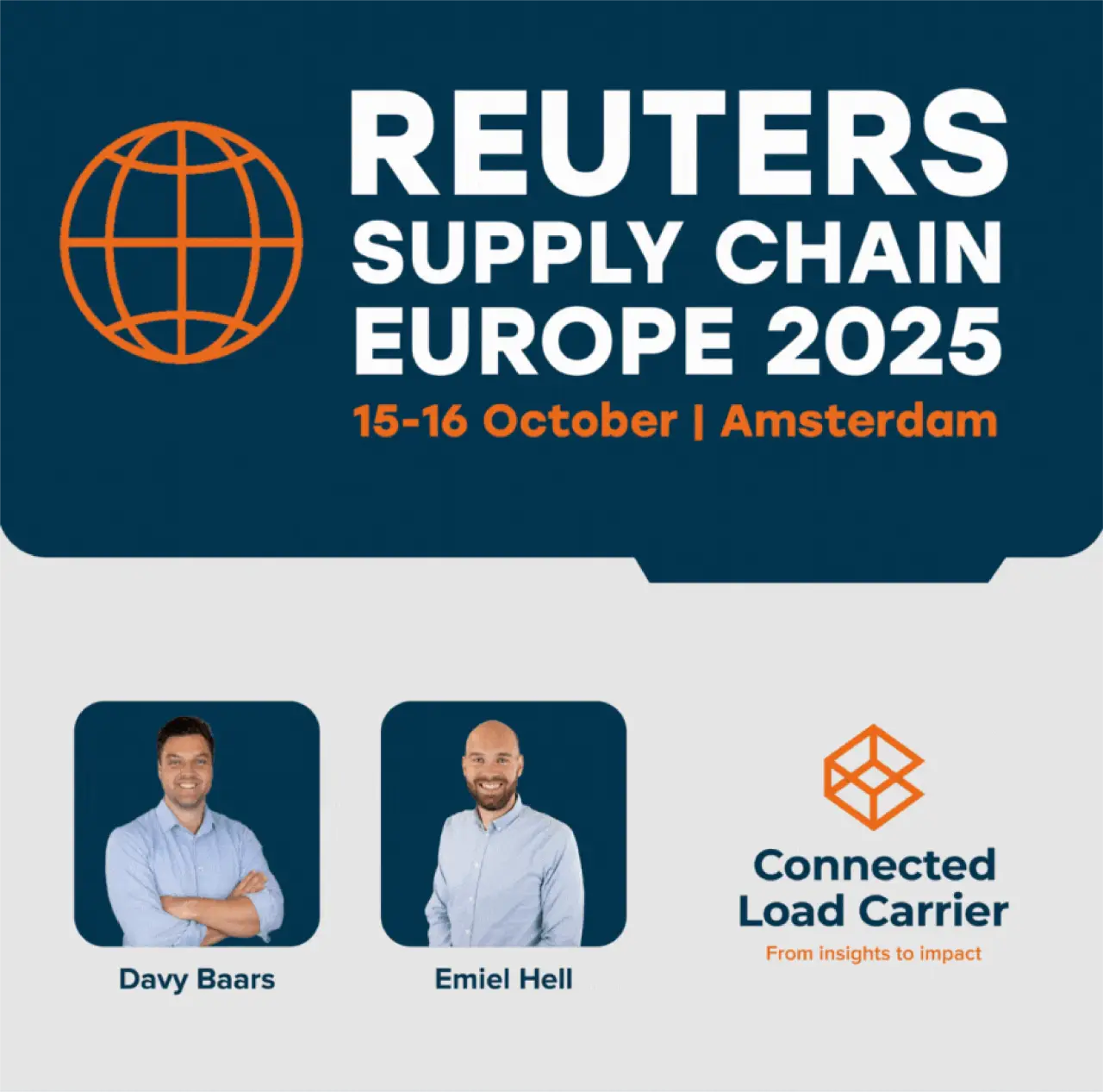 Connected Load Carrier booth demo of IoT supply chain platform in Amsterdam 2025