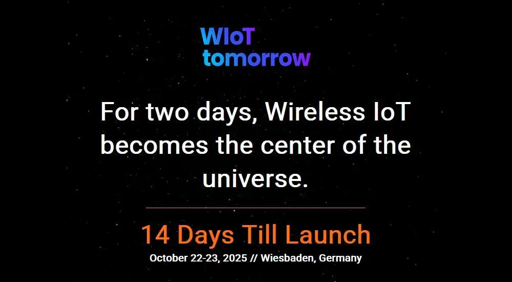 WIoT tomorrow 2025 – Conference and Expo for Wireless IoT