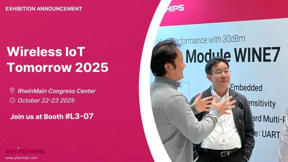 PHYCHIPS to Show RAIN RFID Modules, Reader SoCs & Antennas at WIoT tomorrow 2025