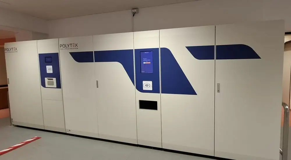 Automatisierter RFID-Ausgabeschrank im Closed-Loop-Betrieb