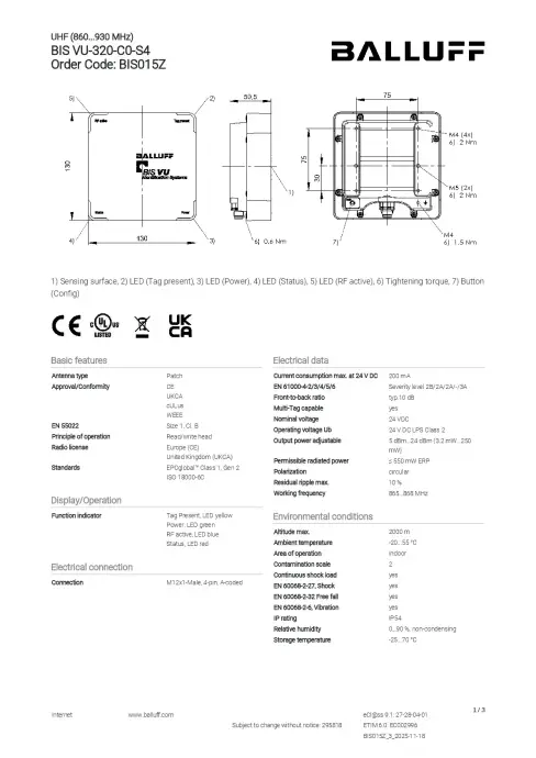 Balluff Datasheet BIS015Z 295818 en.pdf