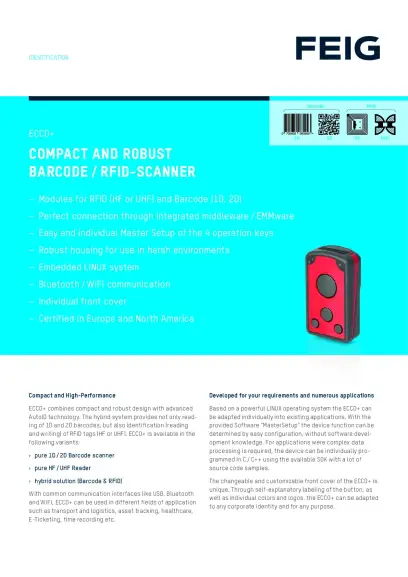FEIG ECCO+ Datasheet