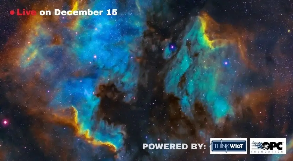 Livestream event showcasing AI and OPC UA control of mission-critical experiments in microgravity on Dec 15