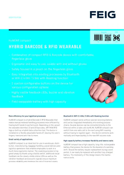 FEIG HyWEAR datasheet
