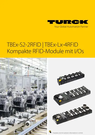 Kompakte RFID-Module mit IOs Datenblatt
