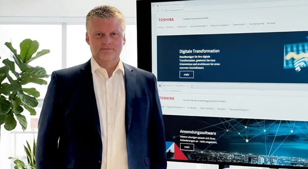 Portrait of Gorm-Erik Andresen, new General Manager of Toshiba Tec Germany/Austria