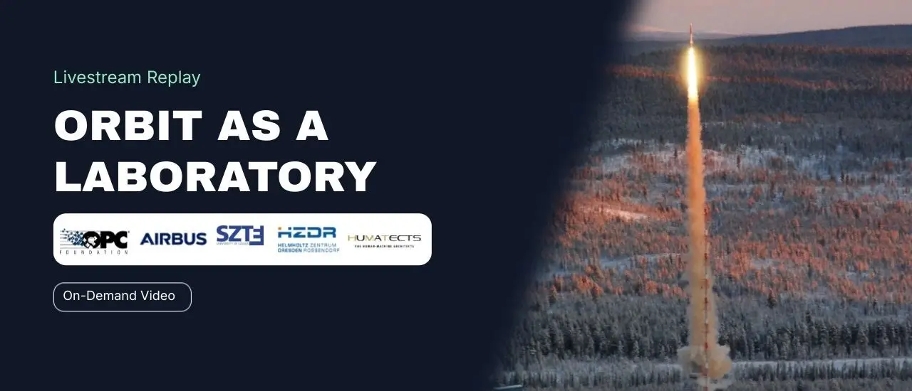 Das Video zum OPC & Think WIoT Livestream: Der Orbit als Labor mit  KI & OPC UA