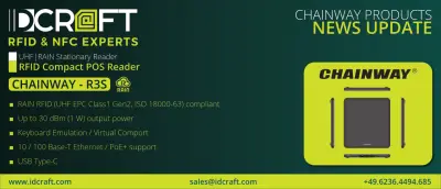 Chainway R3S – Compact UHF RFID Desktop Reader