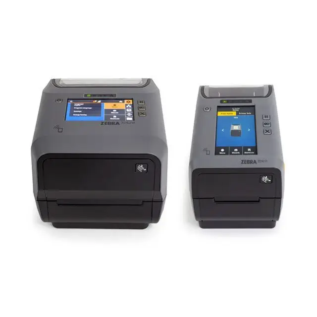 Zebra ZD621R (4 Zoll) und ZD611R (2 Zoll): RAIN-RFID-Desktopdrucker/-Codierer für das Drucken und Codieren von Etiketten und Tags – mit moderner Architektur, hoher Sicherheit und intuitivem 4,3-Zoll-Farb-Touchscreen.