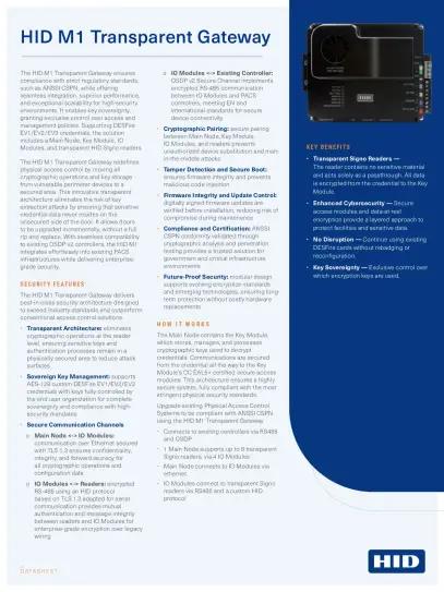 HID pacs-hid-m1-transparent-gateway-ds-en.pdf