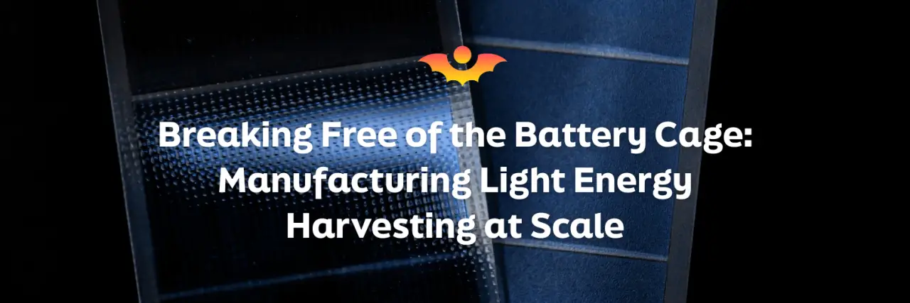 Organic photovoltaic (OPV) panels harvesting indoor light energy for IoT devices