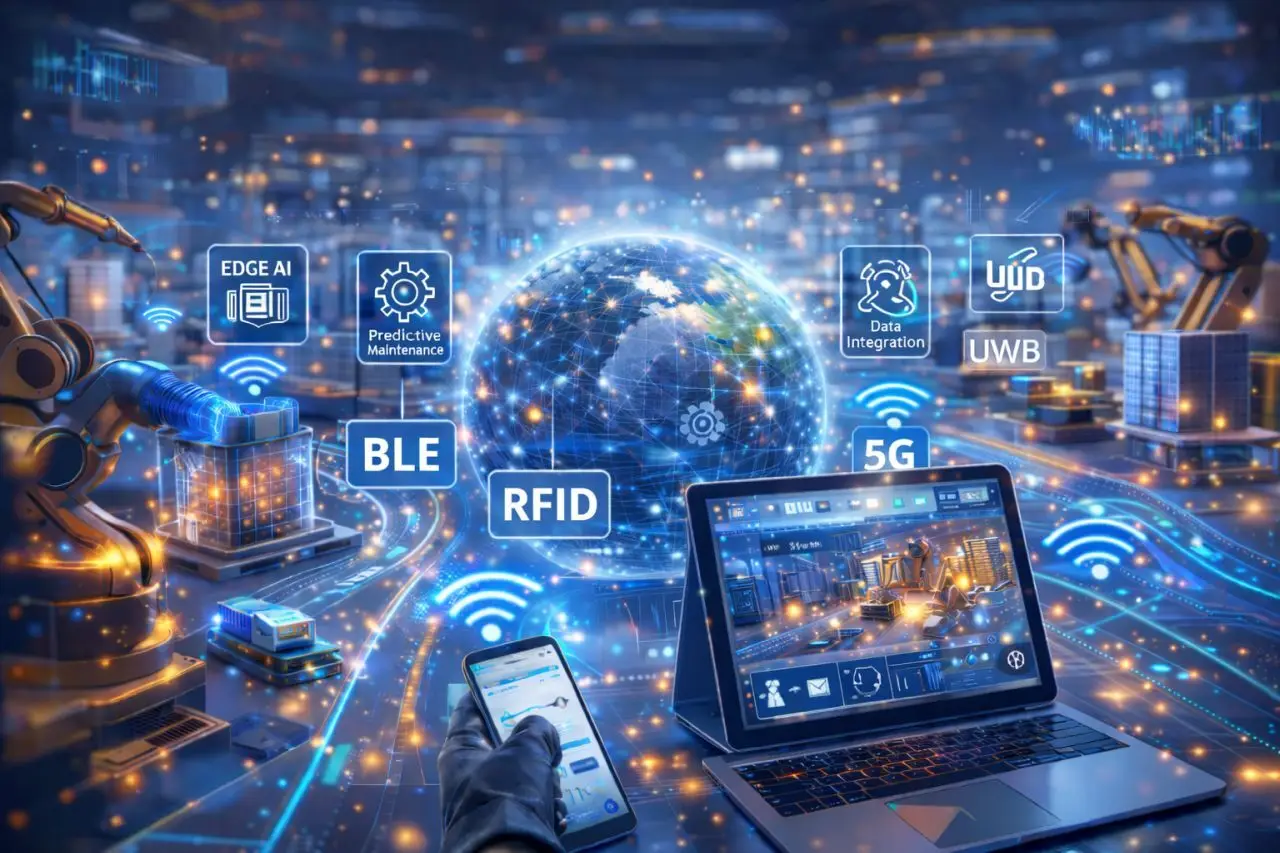 Livestream RTLS, IA & capteurs dans l’industrie : visibilité temps réel à maintenance prédictive
