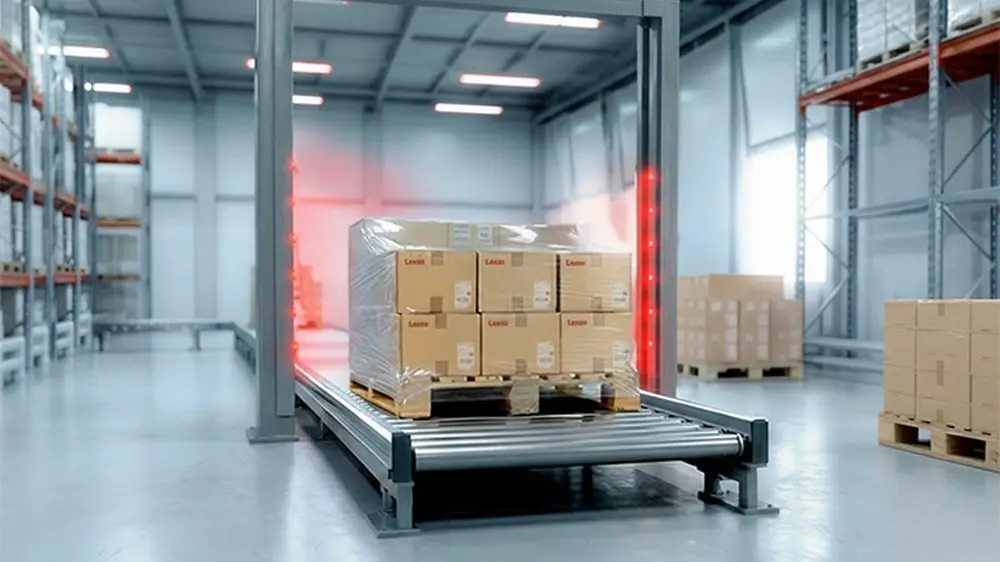 scanGATE von Leuze identifiziert Anlieferungen im Wareneingang automatisch